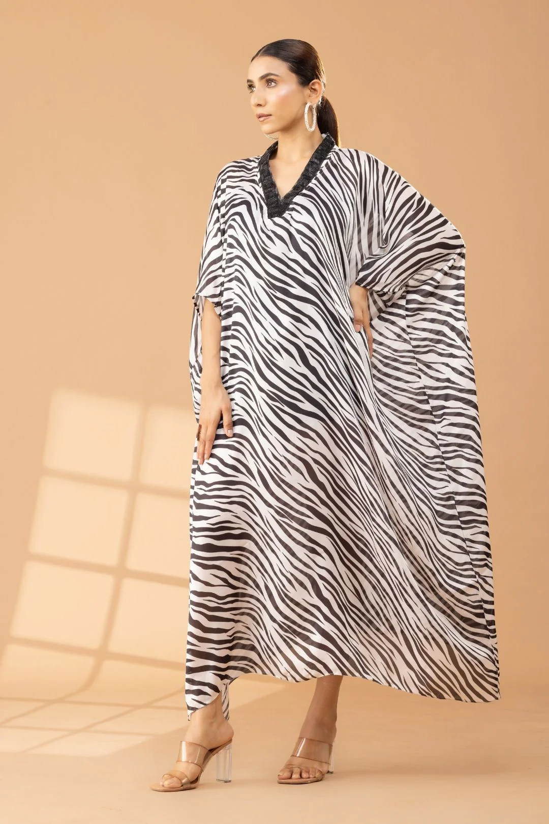 Zebra Print Kaftan - Image 4