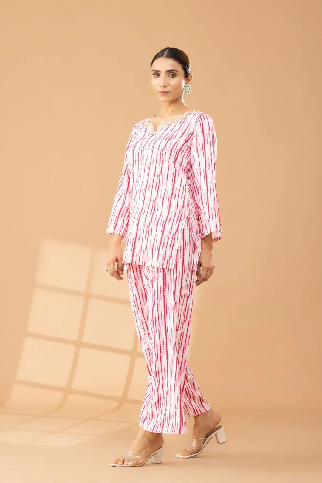 Printed Shibori Tie and Dye Coord Set - Image 6